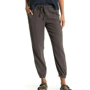 CLOTH STONE EASY DRAWSTRING JOGGER LEG PANT DARK WALNUT